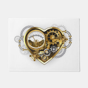 Tapete Coração Steampunk com Manômetro