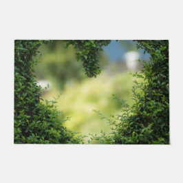 Tapete Coração Tópico Verde