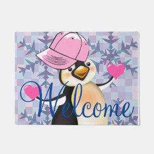 Tapete Corações de Pinguim Feliz dia de os namorados de p