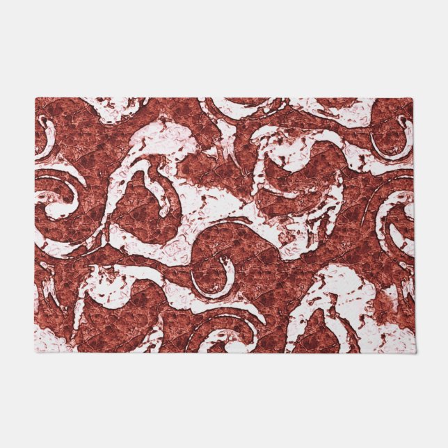 Tapete Coral rochoso e manchas brancas (Frente)