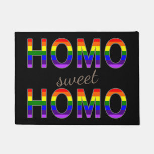 Tapete Cores doces do arco-íris do homo do homo alegre