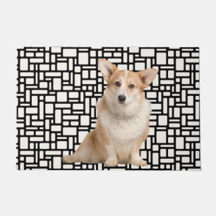 Tapete Corgi Abstrato