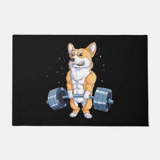 Tapete Corgi Engraçado Malhação De Elevação