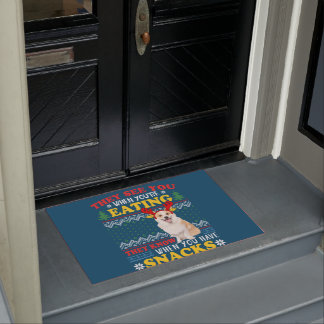 Tapete Corgi Ugly Christmas Eles veem que você está comen