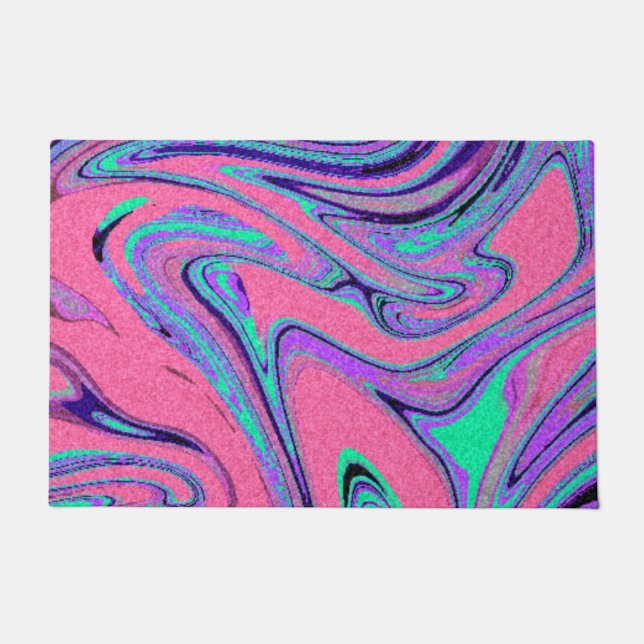 Tapete Corte de Padrão de Textura Marble (Frente)