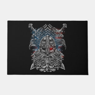 Tapete Corvos de Odin e espadas Mitologia Viking EUA band