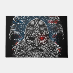 Tapete Corvos de Odin e espadas Mitologia Viking EUA band
