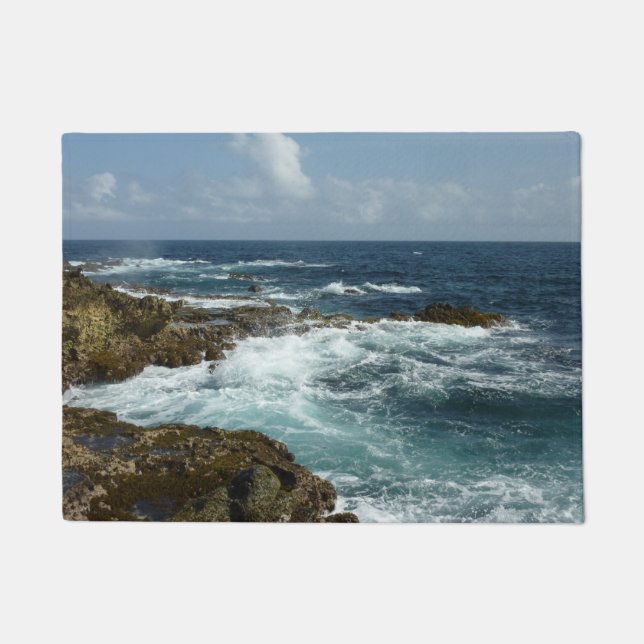 Tapete Costa Rocky de Aruba e Oceano Azul (Frente)