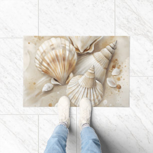 Tapete Costeira de Aquarela de Seashell