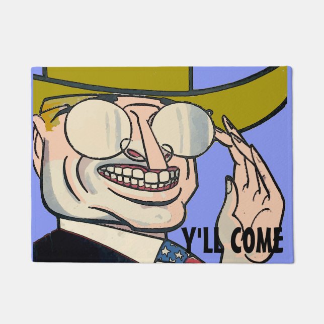 Tapete Cowboy Personalizar Mat do Chão (Frente)