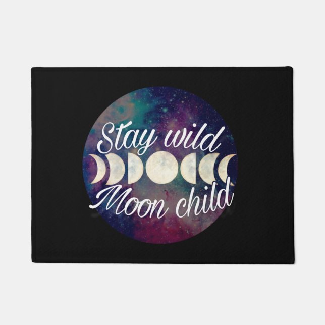 Tapete crachá Wild Moon Child linha GeminiMoon (Frente)