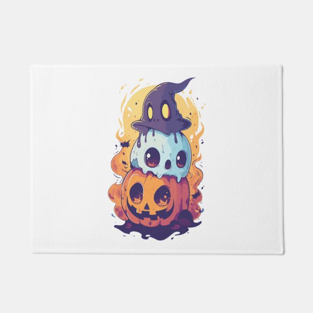 Tapete crânio, amigos fantasmas (Frente)