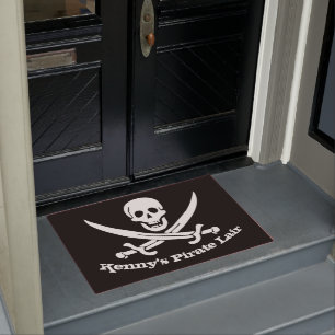 Tapete Crânio personalizado e cápsulas piratas