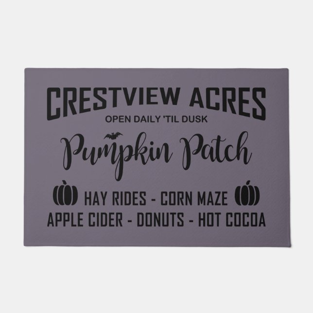 TAPETE CRESTVIEW ACRES PATCH DE PUMPKIN (Frente)