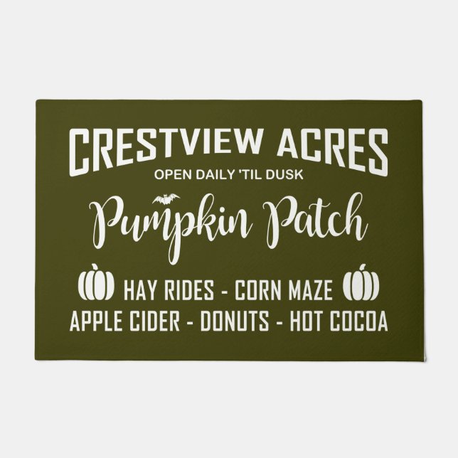 TAPETE CRESTVIEW ACRES PATCH DE PUMPKIN (Frente)