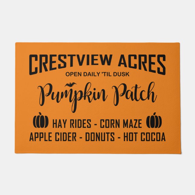 TAPETE CRESTVIEW ACRES PATCH DE PUMPKIN (Frente)