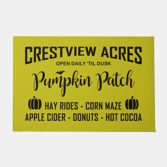 TAPETE CRESTVIEW ACRES PATCH DE PUMPKIN (Frente)