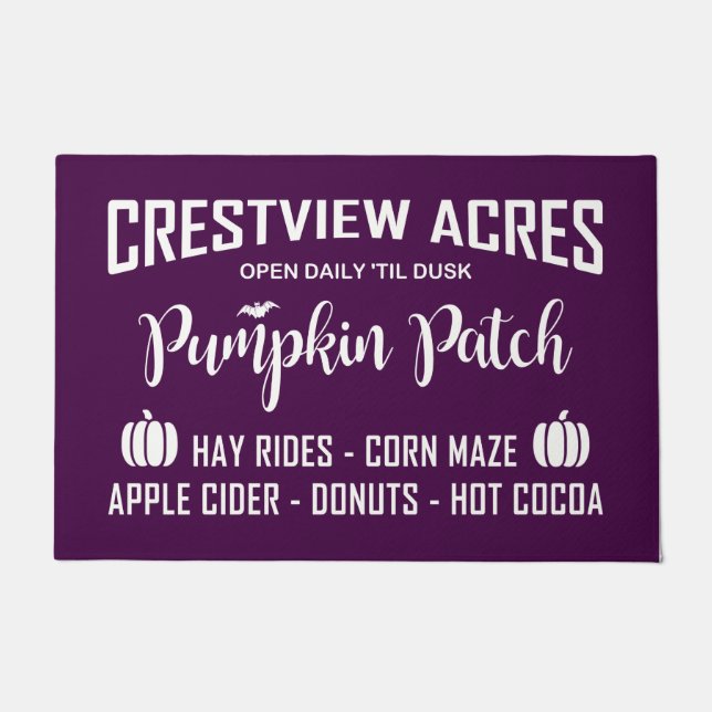 TAPETE CRESTVIEW ACRES PATCH DE PUMPKIN (Frente)