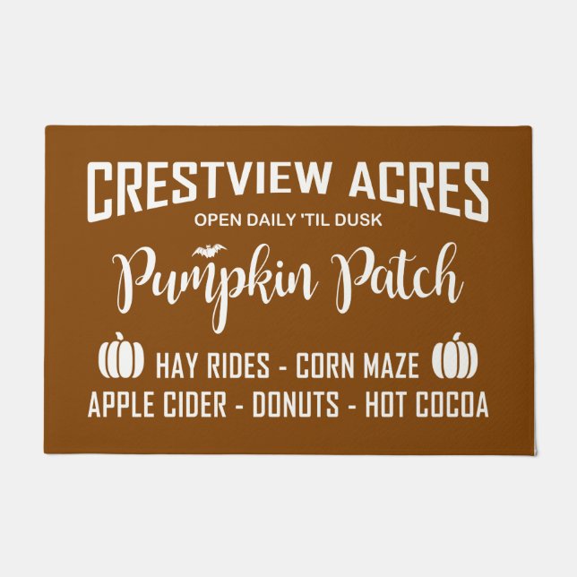 TAPETE CRESTVIEW ACRES PATCH DE PUMPKIN (Frente)
