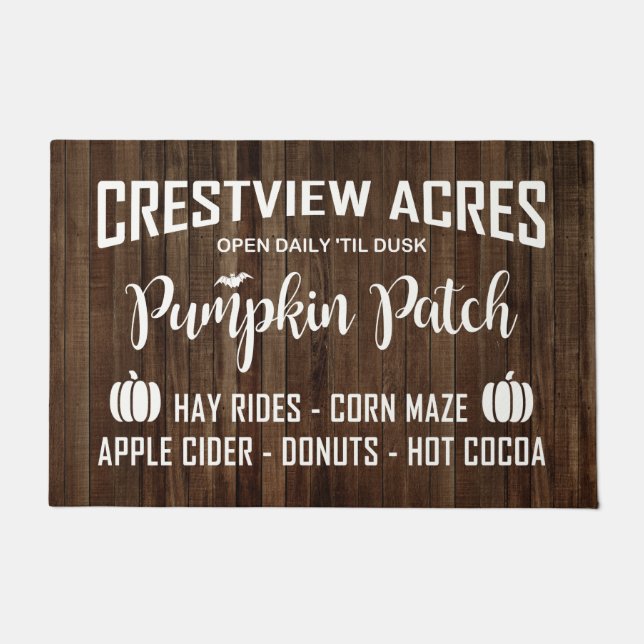 TAPETE CRESTVIEW ACRES PATCH DE PUMPKIN (Frente)