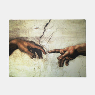 Tapete Criação de Adam - mãos Michelangelo 1475 - 1564