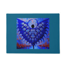 Criatura De Bat Wing Com Espantoso Azul