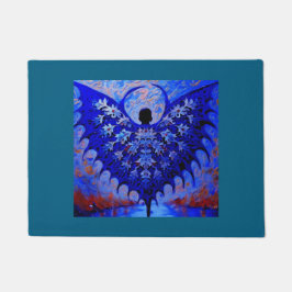 Tapete Criatura De Bat Wing Com Espantoso Azul