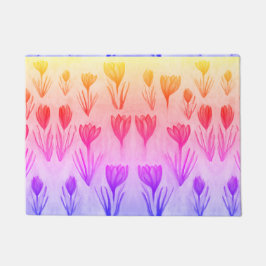 Tapete Crocus Pattern Door Mat