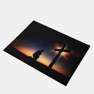 Tapete Cruz da crucificação do Jesus Cristo