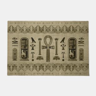 Tapete Cruz egípcia - ornamento de Ankh