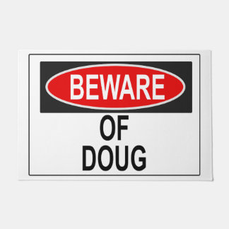 Tapete Cuidado com Doug Doormat