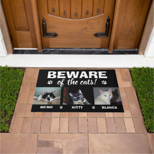Tapete Cuidado Com Os Gatos! 3 Modelo de Foto