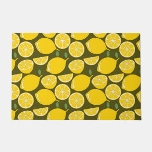Tapete Curta Diversão Moderna de Lemon Yellow