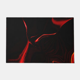 Tapete Curvas vermelhas ou ondulação em fundo vermelho ma