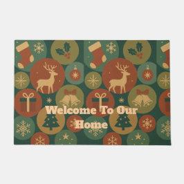 Tapete Custom Message Christmas Circles