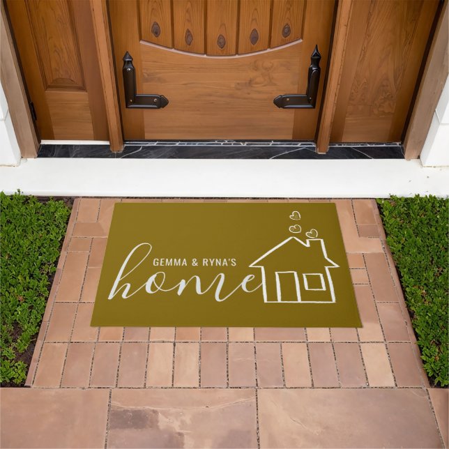 Tapete Custom Printed Welcome Mat with Text or Design (Ar livre)