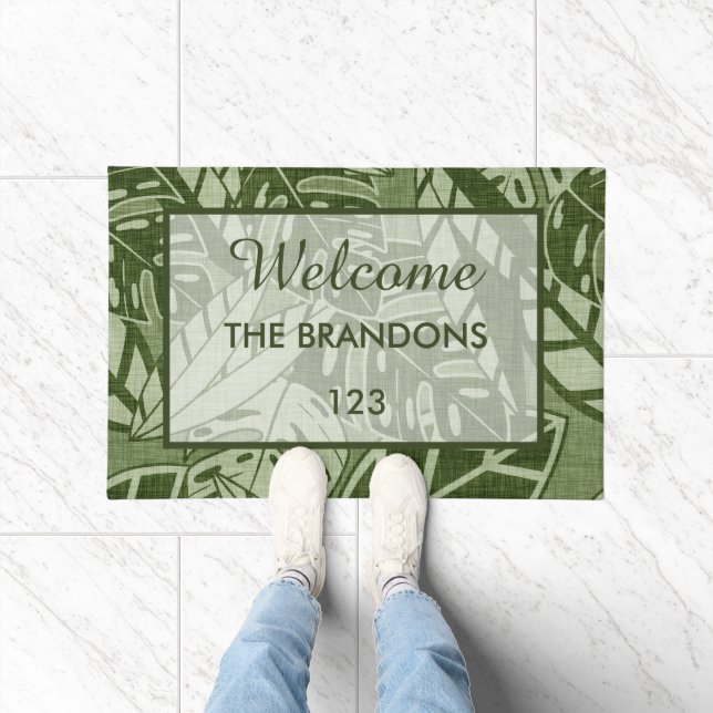 Tapete Custom Tropical Welcome Mat (Interior)