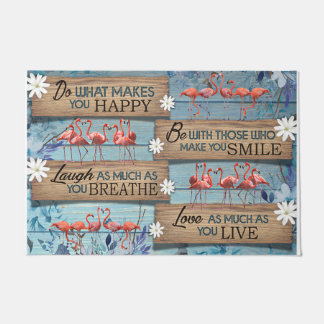 Tapete Cute Animals Doormat, Summertime Flamingo