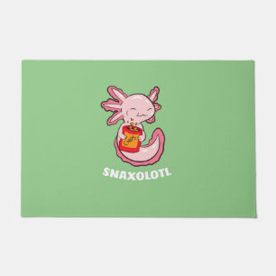 Tapete Cute Axolotl Lover Snaxolotl Kawaii Comida Axolotl