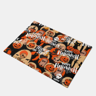 Tapete Cute e Assustador Halloween Vibrações Assustadoras