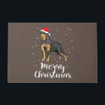 Tapete Cute Rottweiler Santa Hat Merry Christmas Costume<br><div class="desc">Cute Rottweiler Santa Hat Merry Christmas Costume</div>