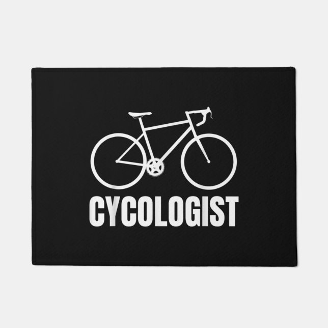 Tapete Cycologist Funny Bicycle Bike Gift (Frente)