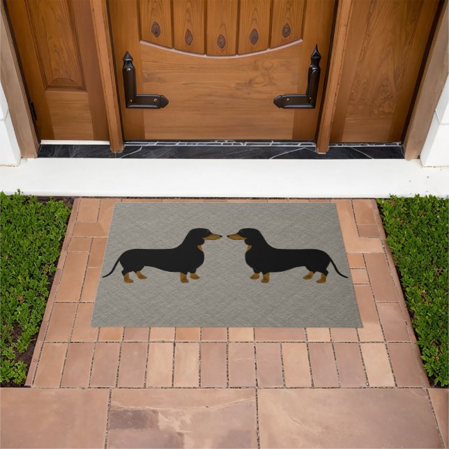 Tapete Dachshund Doormat (Ar livre)