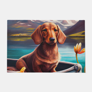 Tapete Dachshund em uma Pá: Uma Aventura Cênica