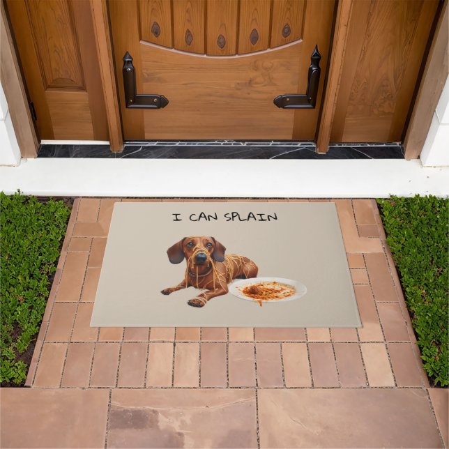 Tapete Dachshund Malandro  (Ar livre)