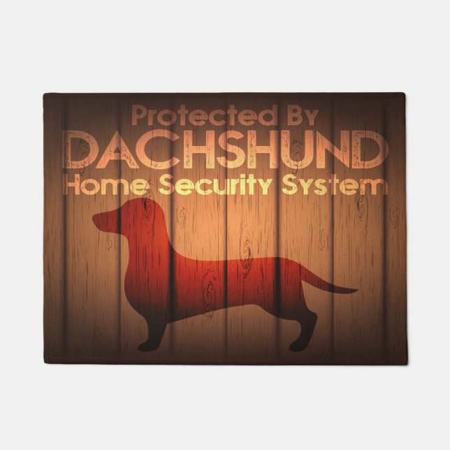 Tapete Dachshund Protection 18" x porta 24" (Frente)