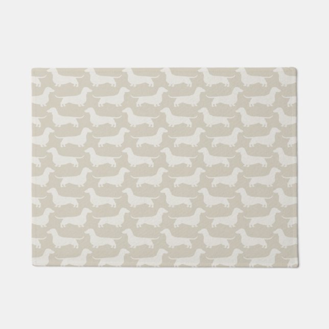 Tapete Dachshund Silhouettes Pattern | Caninos (Frente)