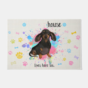 Tapete Dachshund Welcome Doormat, Bons Boas-Vindas Mats