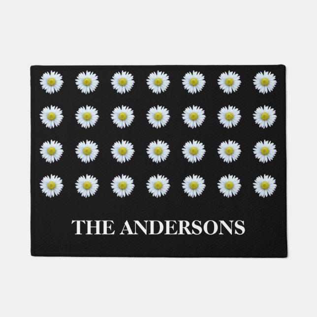 Tapete Daisy Black (Frente)