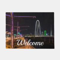 Dallas Evening Walk Dormat de Boas-vindas